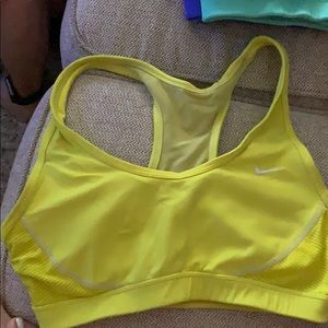 Dri-Fit Yellow Nike Sports Bra